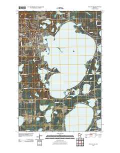 Pelican Lake 2010 topographic map thumbnail