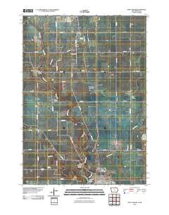 Saint Ansgar 2010 topographic map thumbnail
