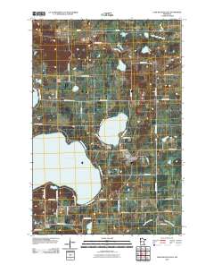 Lake Miltona East 2010 topographic map thumbnail