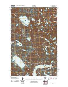 Tulaby Lake 2011 topographic map thumbnail