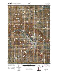 Zumbrota 2010 topographic map thumbnail