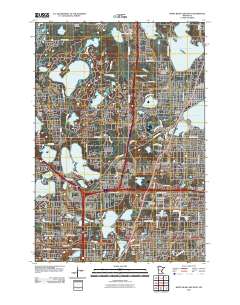 White Bear Lake West 2010 topographic map thumbnail