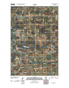Sebeka NW 2010 topographic map thumbnail