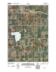 Janesville 2010 topographic map thumbnail