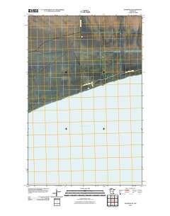 Ponemah NE 2010 topographic map thumbnail