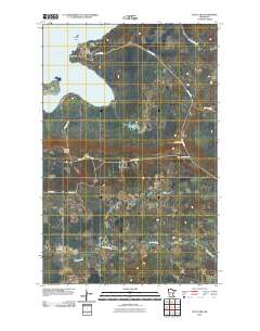 Nett Lake 2010 topographic map thumbnail