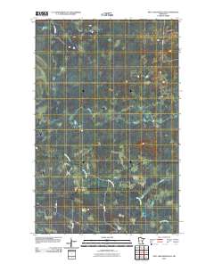 Nett Lake River East 2010 topographic map thumbnail