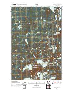 Mitchell Lake 2010 topographic map thumbnail