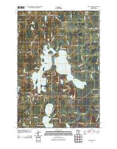Rush Lake 2010 topographic map thumbnail