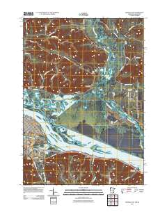Winona East 2011 topographic map thumbnail