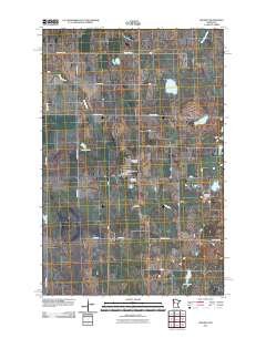 Waubun 2011 topographic map thumbnail