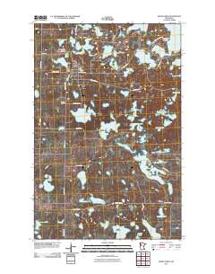 White Earth 2011 topographic map thumbnail