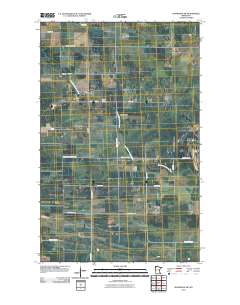 Wannaska SW 2010 topographic map thumbnail