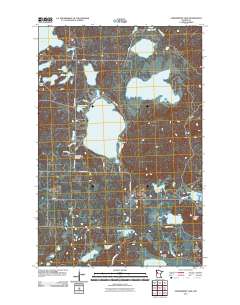 Strawberry Lake 2011 topographic map thumbnail