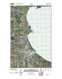 Warroad 2010 topographic map thumbnail