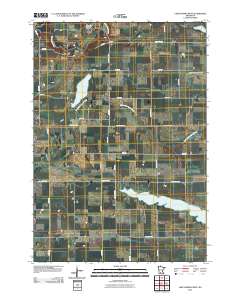 Lake Hanska West 2010 topographic map thumbnail