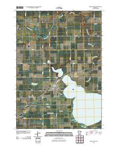 Heron Lake 2010 topographic map thumbnail