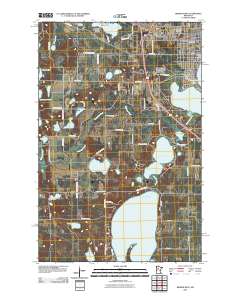 Bemidji West 2010 topographic map thumbnail