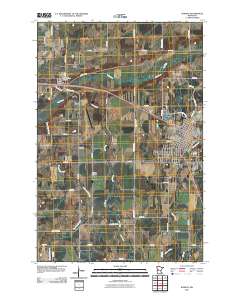 Wadena 2010 topographic map thumbnail