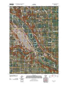 New Ulm 2010 topographic map thumbnail