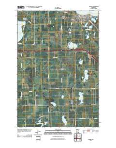 Osakis 2010 topographic map thumbnail