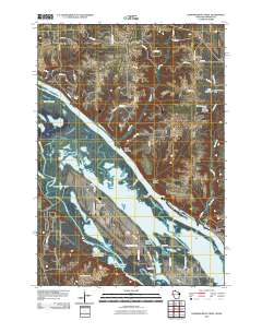 Diamond Bluff West 2010 topographic map thumbnail