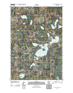 Coon Lake Beach 2010 topographic map thumbnail