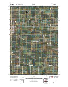 Clara City 2010 topographic map thumbnail
