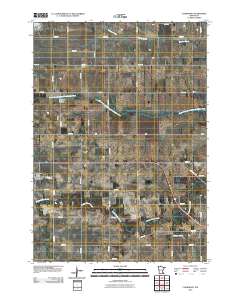 Claremont 2010 topographic map thumbnail