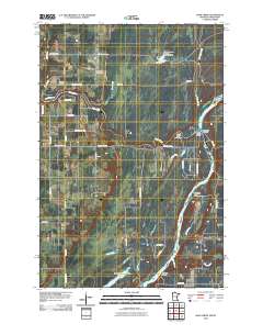 Bass Creek 2010 topographic map thumbnail