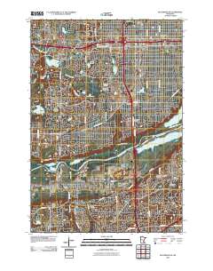 Bloomington 2010 topographic map thumbnail