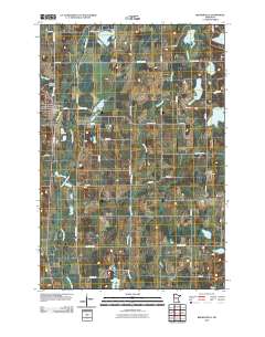 Browerville 2010 topographic map thumbnail