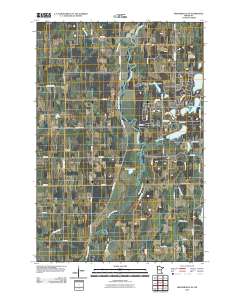 Browerville NE 2010 topographic map thumbnail