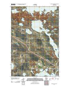 Cohasset West 2010 topographic map thumbnail