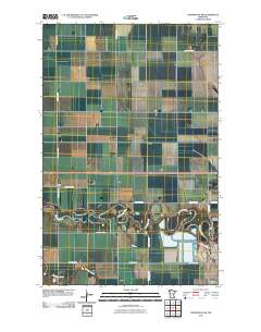 Crookston SW 2010 topographic map thumbnail