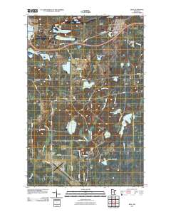 Buhl 2010 topographic map thumbnail