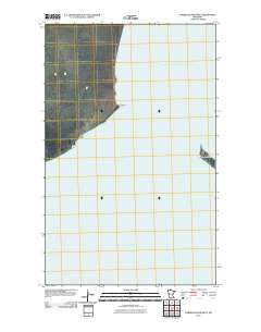 Garden Island West 2010 topographic map thumbnail