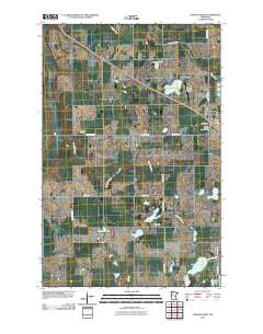 Fosston West 2010 topographic map thumbnail