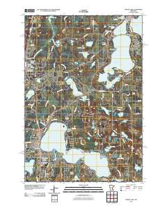 Forest Lake 2010 topographic map thumbnail