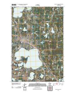 Detroit Lakes 2010 topographic map thumbnail