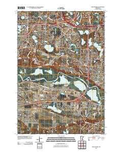 Eden Prairie 2010 topographic map thumbnail