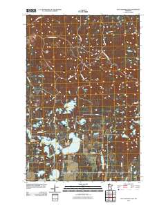 East Crooked Lake 2010 topographic map thumbnail