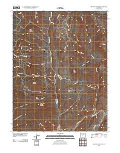 Arkansas Mountain 2010 topographic map thumbnail