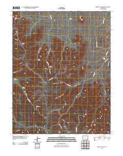 Brown Canyon 2010 topographic map thumbnail