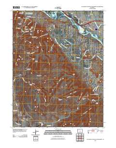 Colorado National Monument 2010 topographic map thumbnail