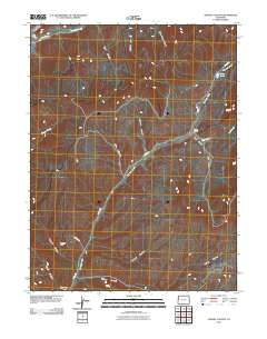 Garvey Canyon 2010 topographic map thumbnail