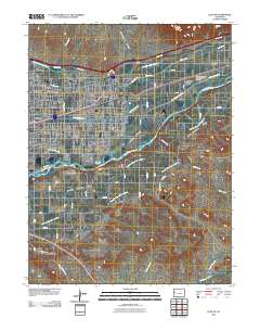 Clifton 2010 topographic map thumbnail