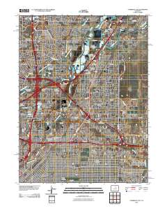 Commerce City 2010 topographic map thumbnail