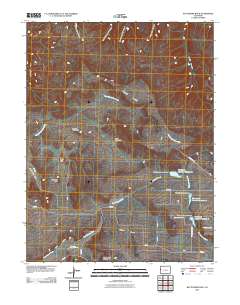 Battleship Rock 2010 topographic map thumbnail