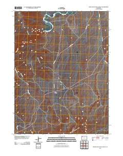 Cross Mountain Canyon 2010 topographic map thumbnail